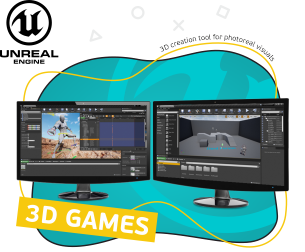 Unreal Engine 4. Игровой движок - Школа программирования для детей, компьютерные курсы для школьников, начинающих и подростков - KIBERone г. {city_im}